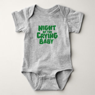 Body Nuit de la conception pleurante de T-shirt de béb