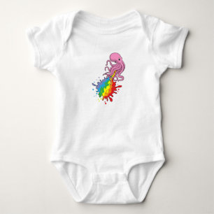 Body Octopus avec arc-en-ciel