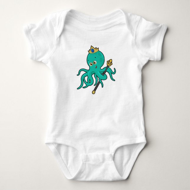 Body Octopus comme roi avec Trident (Devant)
