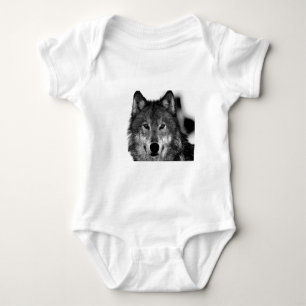 Body Oeuvre de Loup noir et blanc