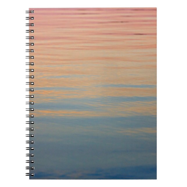 Body of water under golden hour notebook (Front)