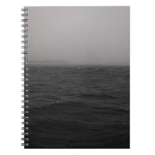 BODY OF WATER WITH HEAVY RAIN NOTEBOOK
