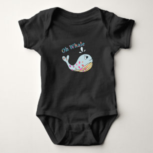 Body Oh Whale Cute Animal Drôle Puns Typographie Art