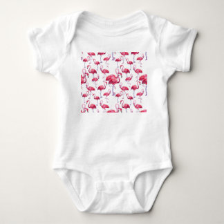 Body Oiseau d'aquarelle de Flamant rose exotique