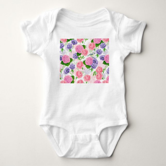 Body Oiseau et fleurs (Devant)