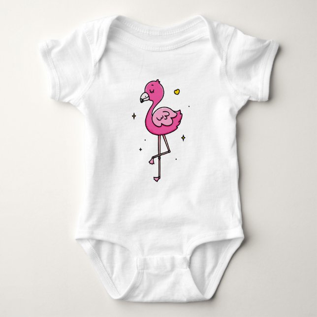 Body Oiseau rose (Devant)
