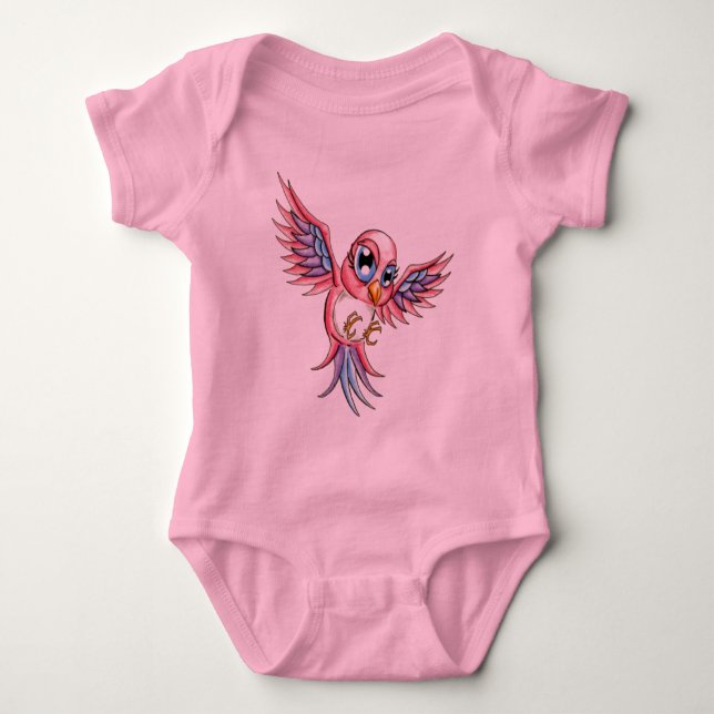 Body Oiseau rose (Devant)
