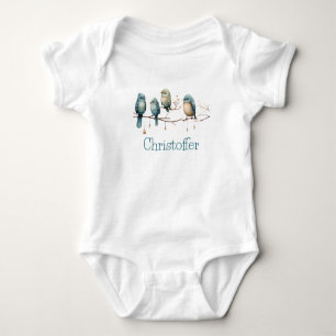 Body Oiseaux de Whimsical sur Branches Baby shower Past