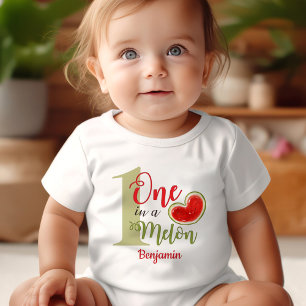 Body One In A Melon 1st Birthday Boy