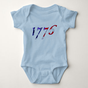 Body Onsie de bébé de 1776 étoiles et de rayures