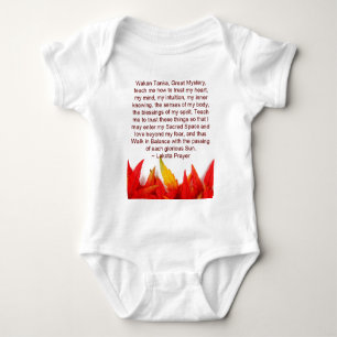Body onsie de nourrisson de prière de lakota
