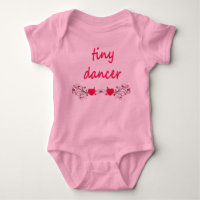 Onsie de tutu, rose. Illustration "de danseur
