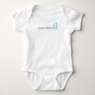 Body Onzie blanc, logo avec le slogan dans l'avant