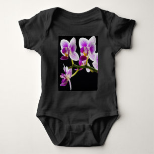 Body Orchidée blanche et violette