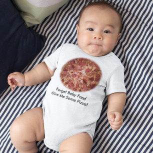 Body Oubliez Baby Food Donnez-moi Pizza Baby