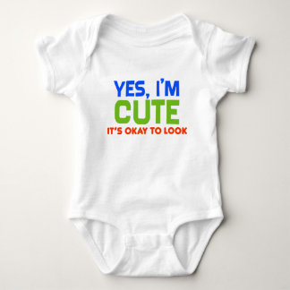 Body "Oui je suis" bébé drôle mignon