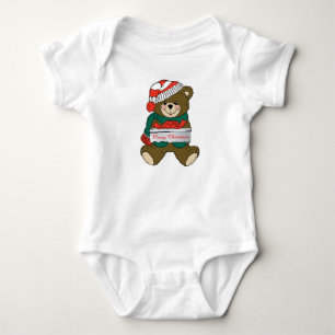 Body Ours de nounours de Joyeux Noël avec le présent