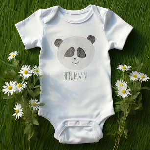 Body Ours de panda aquarelle adorable