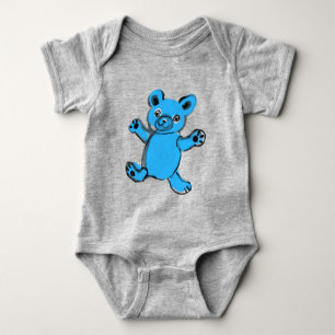Body Ours en peluche bleu ciel