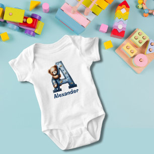 Body Ours en peluche Monogram Denim
