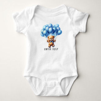Body Ours en peluche mou texte personnalisé