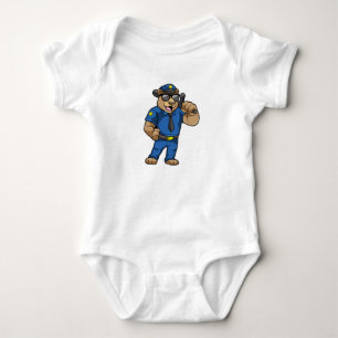 Body Ours en tant qu'agent de police en uniforme de pol