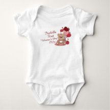 Ourson mignon Premier Saint-Valentin 2026 Personna