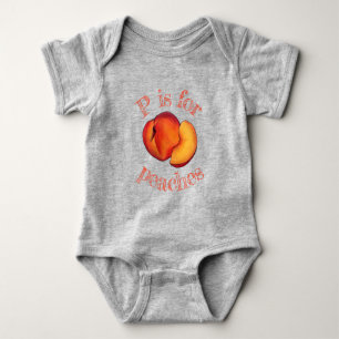Body P est pour Peach Peaches Ripe Eté Pierre Fruit