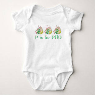 Body P est pour PHO Alphabet Letter Vietnamese Noodles