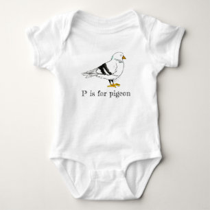 Body P est pour Pigeon New York City Bird Seagull ABC