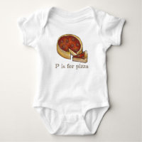 P est pour Pizza Alphabet Pepperoni Deep Dish Pie