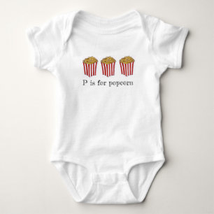 Body P est pour Popcorn Caramel Corn Carnival Food ABC