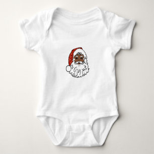 Body paillettes noir santa claus