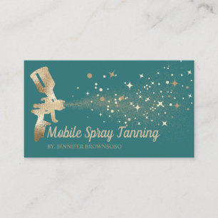 Body Paint Tan Spray Business Card