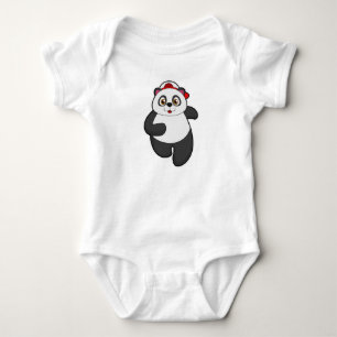 Body Panda à Running avec Casquette