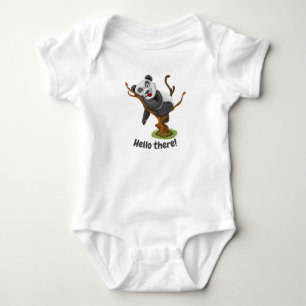 Body Panda adorable mignonne et graphique de poussins