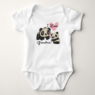 Body Panda Bears I Love Grandma