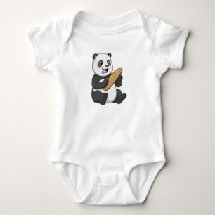 Body Panda comme boulanger avec pain