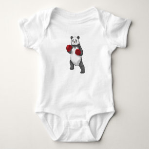 Body Panda en boîte avec gants de boxe