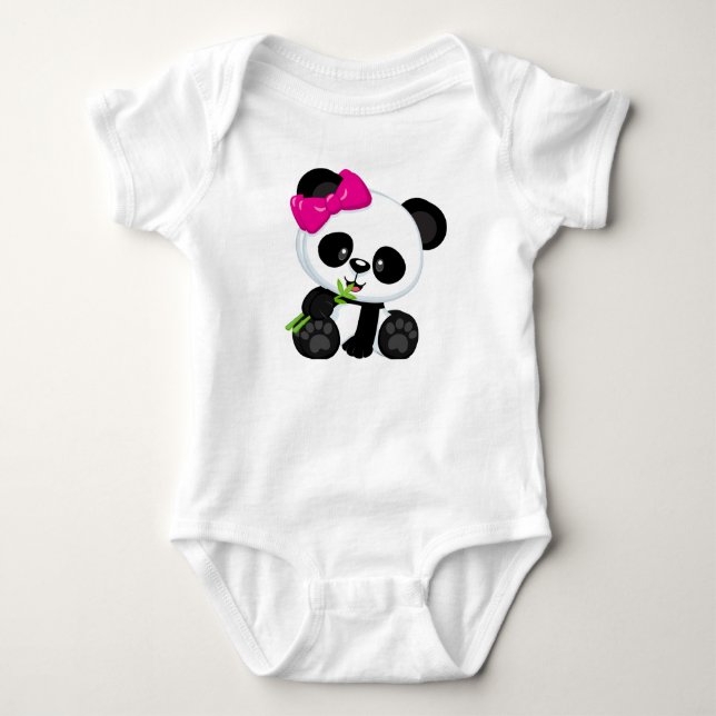 Body Panda fille bébé (Devant)