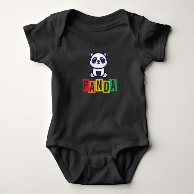 Body Panda noir (Devant)