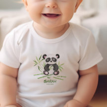 Panda pour bébé mignonne personnalisée