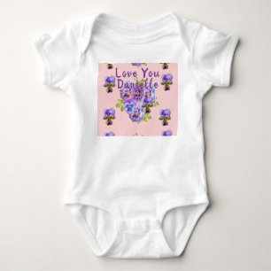 Body Pansy Rose Aimez-Vous Bébés Un Pièce Bodysuit