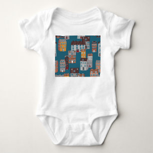 Body Papier peint Cartoon City Vintage