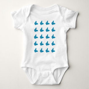 Body Papillon bleu