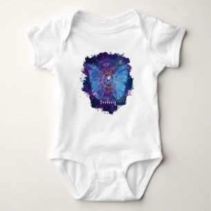 Body Papillon morpho / Galaxie Mandala