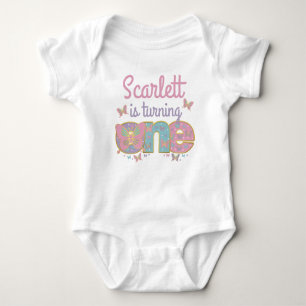 Body Papillon Premier anniversaire Tourner un papillon
