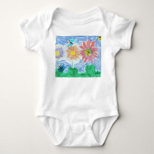 Body Papillons et fleurs par John