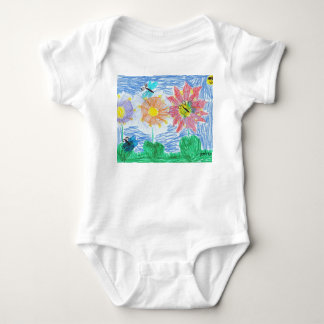 Body Papillons et fleurs par John