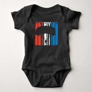 Body Parachutisme blanc et bleu rouge